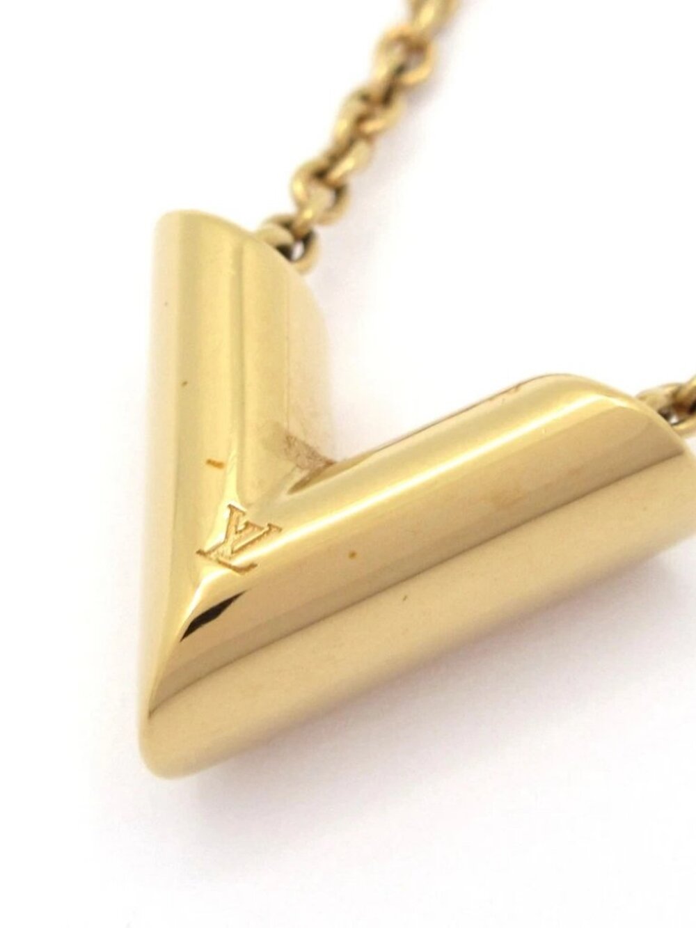 LOUIS VUITTON Necklace Essential V M00857 Gold Others LE5203 Necklace Hardware